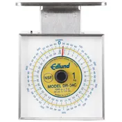 Edlund DR-34C Portion Scale - 1-9 lb Capacity, 34 oz / 1/4 oz, Stainless Steel, Rotating Dial, 6-7" Platform 2 image