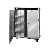 FWE E-960-XXL Heated Banquet Cabinet, 96-Plate, 2-Door Stainless Steel, Forced-Air, Slide-Out Drawer 1 image