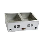 Eagle Group 1220FW2-240 Countertop Food Pan Warmer, (2) 12"x20" Pan Openings, Wet & Dry Operation 1 image
