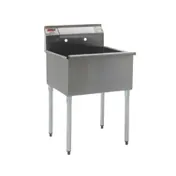 Eagle Group 2124-1-16/3-1X 25" One Compartment Sink, 24"W x 21"L Bowl Without Drainboards 1 image