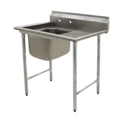 Eagle Group BPS-2418-1-24L-FC 44.5" One Compartment Sink, 24"W x 18"L Bowl With Left-Hand Drainboards 1 image