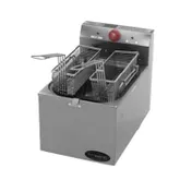 Eagle Group EF10-240 Full Pot Countertop Electric Fryer w/ 15-lbs Capacity, 2 Baskets, 208-204v/1ph 1 image