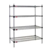 Eagle Group F2QA2-74-1848V VALU-MASTER Gray Epoxy Quad-Adjust Starter Unit - 48"W x 18"D 1 image