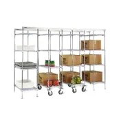 Eagle Group OHT-6 72"L Master Trak Overhead Track Kit High-Density Storage System 1 image