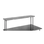 Eagle Group OS-HT4 Overshelf, Table Mount, 63-1/2"W X 10"D, Single Deck 1 image