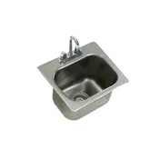 Eagle Group SR14-10-9.5-1-3VP Self-Rimming Drop-In Sink, One Compartment 1 image