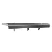 Eagle Group SWS1296TR-16/4 16 Gauge 430 Stainless Steel Wall-Mounted Shelf - 96"W x 12"D 1 image