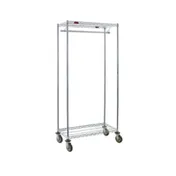 Eagle Group UR1836C Mobile Garment Rack, 36"W x 18"D x 80"H, Chrome-Plated, QuadTruss Design 1 image