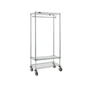 Eagle Group URS1848C Mobile Garment Rack, 48"W x 18"D x 80"H, Chrome-Plated, QuadTruss Design 1 image