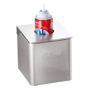 Edlund CSR-016W Pan Box, 1/6 Enclosure, Hinged Lid with Hole, 41°F (4°C) 8 Hours Without Ice, Safe 4 image