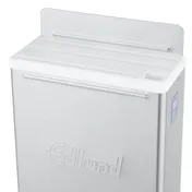 Edlund KR-50W Knife Rack, 12" Skirt, 9 Slots, Stainless White, 1 Cleaver, 2 Chef, 3 Slicers, 4 Paring 3 image