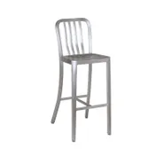 emu AB1205 RAL Aluminum Anna Barstool with Slat Back - Indoor / Outdoor 1 image