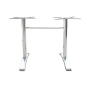emu AB1363 Zak Table Base, 28" X 26" 2-Leg Base, Dining Height 1 image
