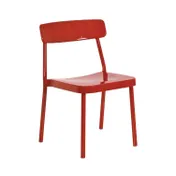 emu 280 Grace Outdoor Stacking Side Chair w/ Solid Seat & Back 1 image