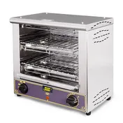 Equipex BAR-200/1 18" Countertop Commercial Toaster Oven, Double Shelf 1 image