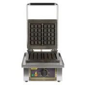 Equipex GES10/1 Single Brussels Waffle Baker w/ Cast Iron Grids, 1750W 4 image