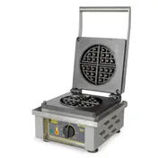 Equipex GES75 Single Classic Belgian Waffle Baker, Cast Iron Plates- Heavy Duty Top Plate 3 image