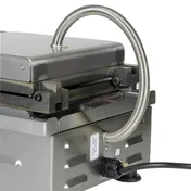 Equipex GES75 Single Classic Belgian Waffle Baker, Cast Iron Plates- Heavy Duty Top Plate 5 image