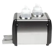 Equipex WI-2 Sodir-Roller Grill Toppings Dispenser, Freestanding, Double Unit 4 image