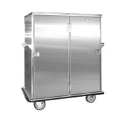 FWE ETC-1520-32 Stainless Steel 32 Tray Mobile Patient Meal Delivery Cart 1 image