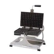 Eurodib WECCBEAT Krampouz Waffle Maker, 4X6 Brussels, Swivel 1 image