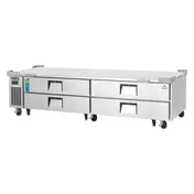 Everest ECB96D4 95" 2- Section Refrigerated Chef Base w/ Heavy Duty 4 Drawers 1 image