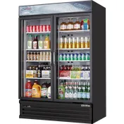 Everest EMSGR48B 53" Two Doors Merchandiser Refrigerator in Black, 50 cu. ft. 1 image
