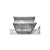 HoodMart EXH004PSP 4 FT Restaurant Hood System w/ PSP Makeup-Air, 18 Gauge 430 SS 3 image