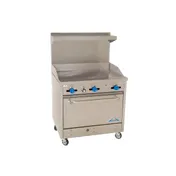 Comstock-Castle F330-36 36" Gas Restaurant Range w/ 36" Full Griddle, (1) Standard Oven, 102.000 BTU 1 image