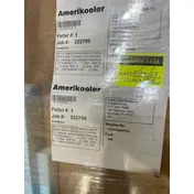 AmeriKooler QC080872**NBSC 8' X 8' Quick Ship Indoor Walk-In Cooler without Floor, Self-Contained - Open box 3 image