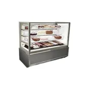 Federal Industries ITR6034-B18 60" Italian Glass Refrigerated Display Case w/ 3 shelves 2 image