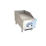 Comstock-Castle FHP12-12T 12" Countertop Gas Griddle with Thermostatic Controls, 20.000 BTU 1 image