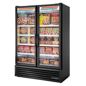 True FLM-54F~TSL01 53" 2 Glass Door Merchandiser Freezer in Black 1 image