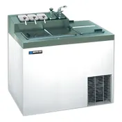 Master-Bilt FLR-60 43" Flip Top Ice Cream Dipping Cabinet with Syrup Rail, White 1 image