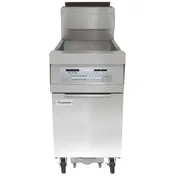 Frymaster CFHD160G 20" Full Pot Floor Gas Fryer, 80 lbs, Thermatron Controls, 125.000 BTU 1 image