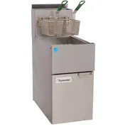 Frymaster ESG35T 15" Floor Model High-Efficiency Gas Fryer, 35 lbs, 70.000 BTU 1 image