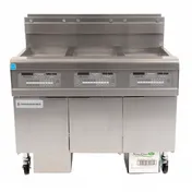 Frymaster FPGL330CA Multiple Battery Gas Fryer w/ (3) 30 lbs Frypots, Built-In Filtration, 225,000 BTU 1 image