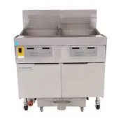 Frymaster FPLHD265 Multiple Battery Gas Fryer w/ (2) 100 lbs Frypots, Built-In Filtration, 210,000 BTU 1 image