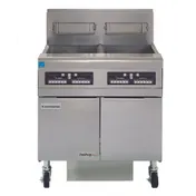 Frymaster FPPH255 Multiple Battery Gas Fryer w/ (2) 50 lbs Frypots, Built-In Filtration, 160,000 BTU 1 image