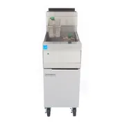 Frymaster HD150G 15" Floor Model Full Pot Gas Fryer, 50 lbs, 100.000 BTU 1 image