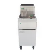 Frymaster HD160G 20" Full Pot Floor Gas Fryer w/ 80 lbs, Thermatron Controls, 125.000 BTU 1 image