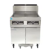 Frymaster SCFHD250G Multiple Battery Gas Fryer w/ (2) 50 lbs Frypots, Built-In Filter, Twin Baskets 1 image