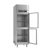 Victory FS-1D-S1-HG-HC 26" One Section Reach-In Freezer w/ 2 Half Glass Doors, All Stainless Steel, 21 cu. ft. 4 image