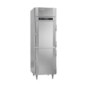Victory FS-1D-S1-HD-HC 26.5" 1-Section Reach-In Freezer, 2 Half Hinged Solid Doors, 21 cu. ft., Stainless Steel, Top Mounted 1 image