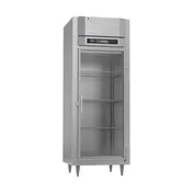 Victory FSA-1D-S1-EW-G-HC 31.25" 1-Glass Door Reach-In Freezer, Top Mounted, 24 cu. ft., Stainless Steel Exterior, Aluminum Interior 1 image