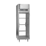 Victory FSA-1D-S1-PT-G-HC 27" 2-Glass Door Pass-Thru Freezer, Top Mounted, 23 cu. ft., Stainless Steel Exterior, Aluminum Interior 1 image