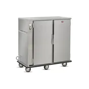 FWE A-120-2-XL 2-Door Heated Holding Cabinet 55-60" Height 120 Capacity Stainless Steel 6" Casters 1 image