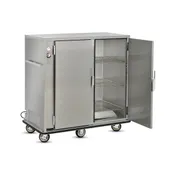 FWE A-120-2-XL 2-Door Heated Holding Cabinet 55-60" Height 120 Capacity Stainless Steel 6" Casters 5 image