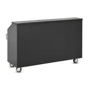 FWE BBC-6 50 lb. Ice Bin Removable Speed Rack-72" Portable Bar-Laminate Front & Side Panels 4 image