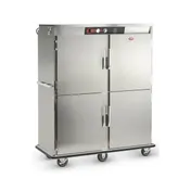 FWE BT-200 2-Door Heated Holding Cab, 200 Plate Capacity, 73"-78" Height, Stainless, Temp Controls 1 image